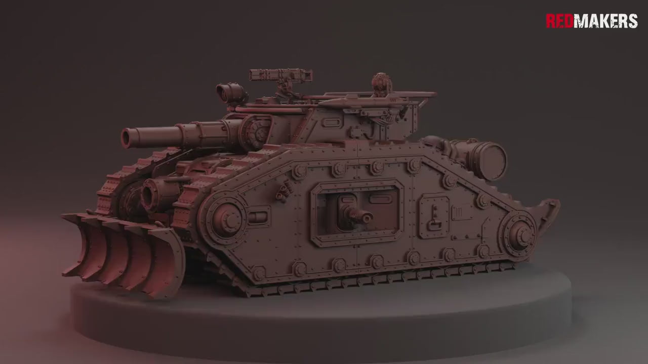 Bastion, Solar Heavy Tank— Imperial Force by Redmakers | 3D Printed Tabletop Miniatures