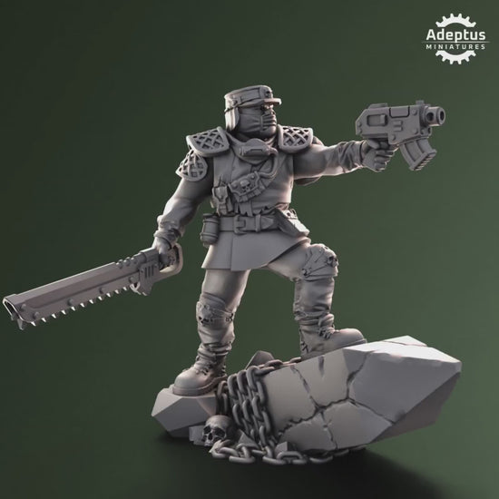 Sunscorch Regiment Commander by Adeptus Miniatures | 3D printed Tabletop Miniatures
