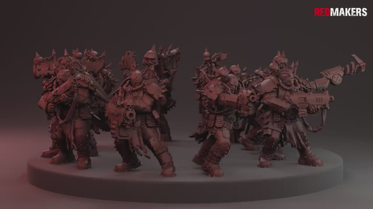 Renegade Scouts Kill Squad by Red Makers | 3D printed Tabletop Miniatures