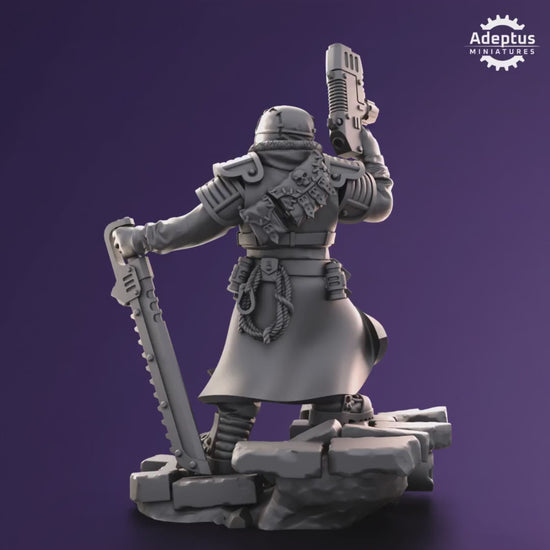 Iceward Division Commander by Adeptus Miniatures | 3D printed Tabletop Miniatures