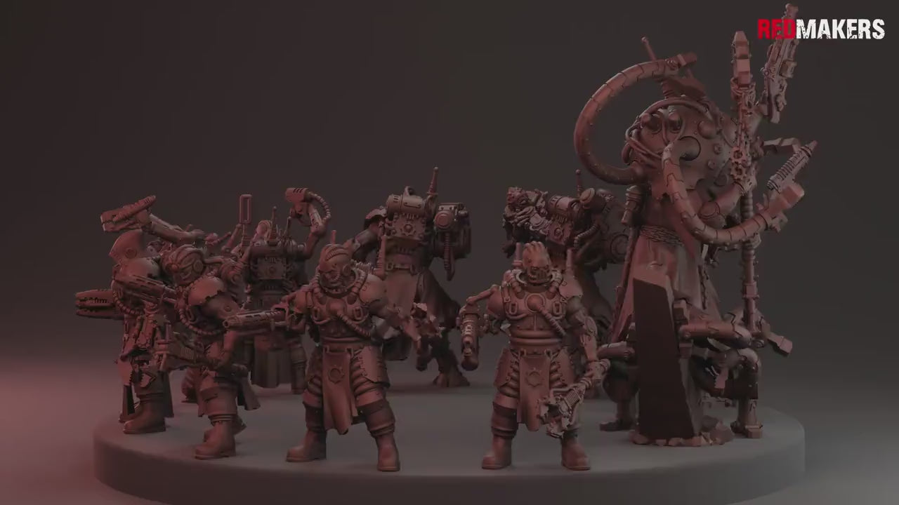 Omniforge Kill Squad by Red Makers | 3D printed Tabletop Miniatures