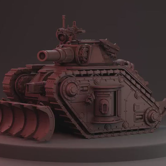 Solar Battle Tank — Imperial Force by Redmakers | 3D Printed Tabletop Miniatures | Russ proxy