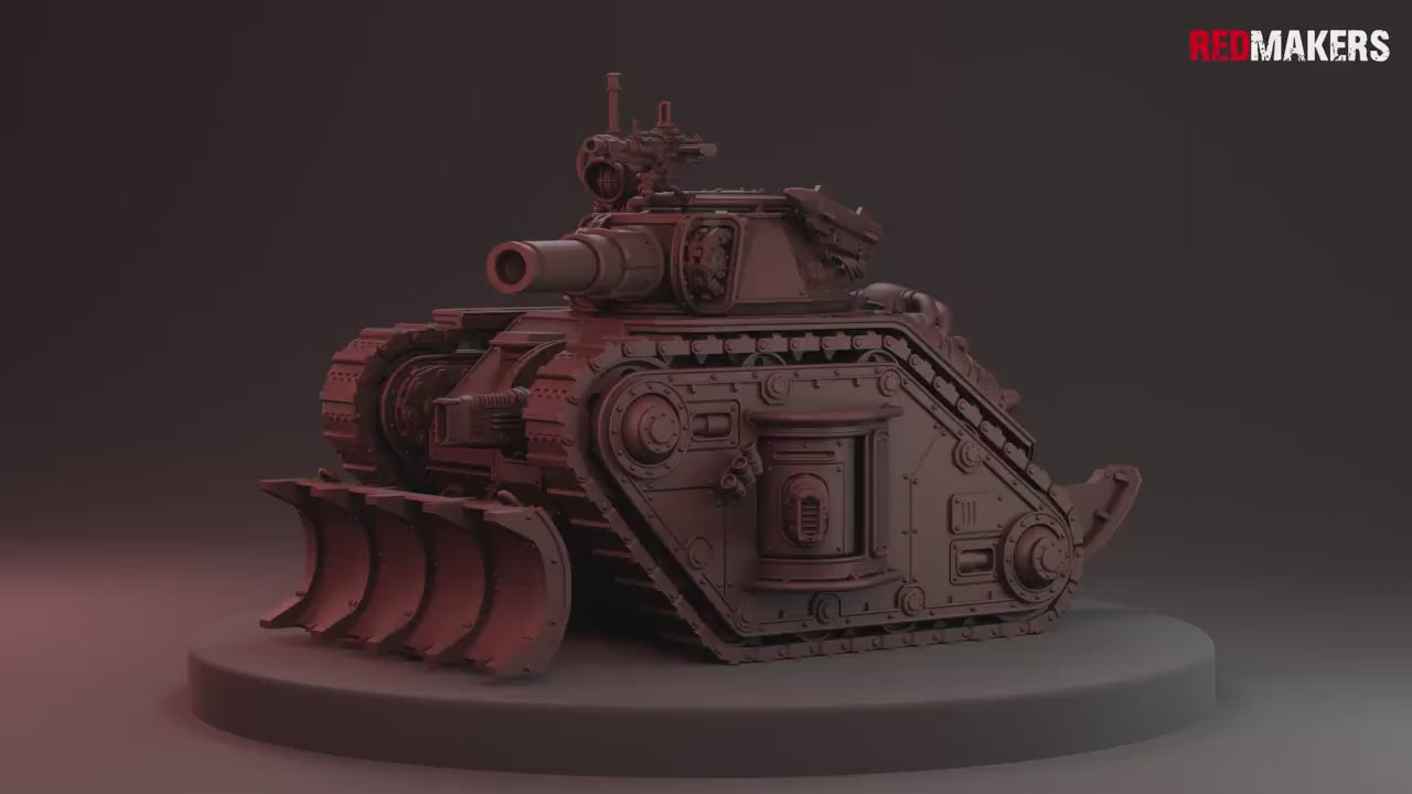 Solar Battle Tank — Imperial Force by Redmakers | 3D Printed Tabletop Miniatures | Russ proxy
