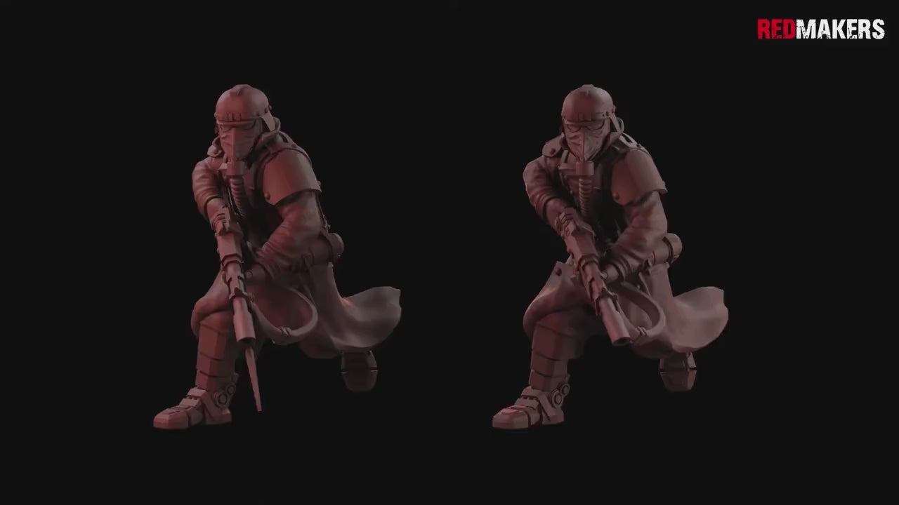 Death Division Kill Squad by Red Makers | 3D printed Tabletop Miniatures