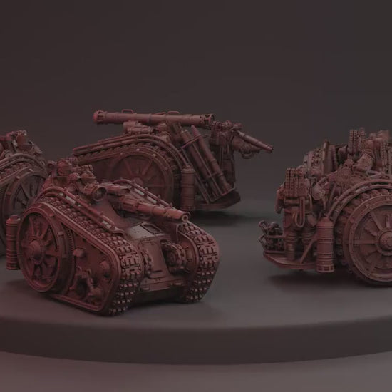 Solar Guard - Heavy Support Squad by Red Makers | 3D printed Tabletop Miniatures