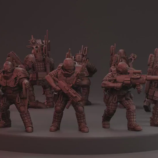 Lawbringer Kill Squad by Red Makers | 3D printed Tabletop Miniatures