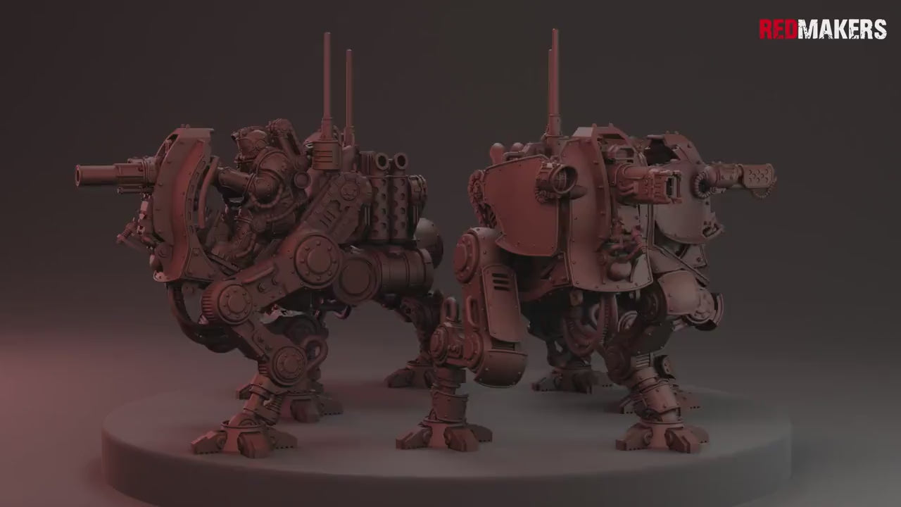 Scout Solar Mech - Imperial Force by Red Makers | 3D printed Tabletop Miniatures
