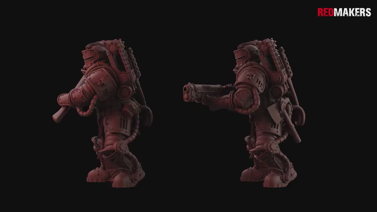 Solar Guard Kill Squad by Red Makers | 3D printed Tabletop Miniatures