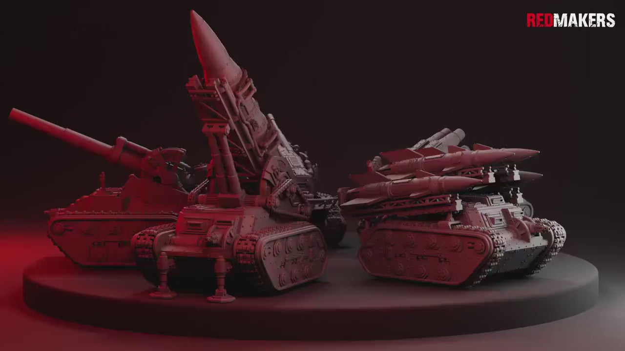 Self Propelled Artillery — Imperial Force by Redmakers | 3D Printed Tabletop Miniatures