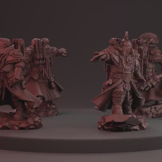 Solar Guard - Officer of the Imperial Force by Red Makers | 3D printed Tabletop Miniatures