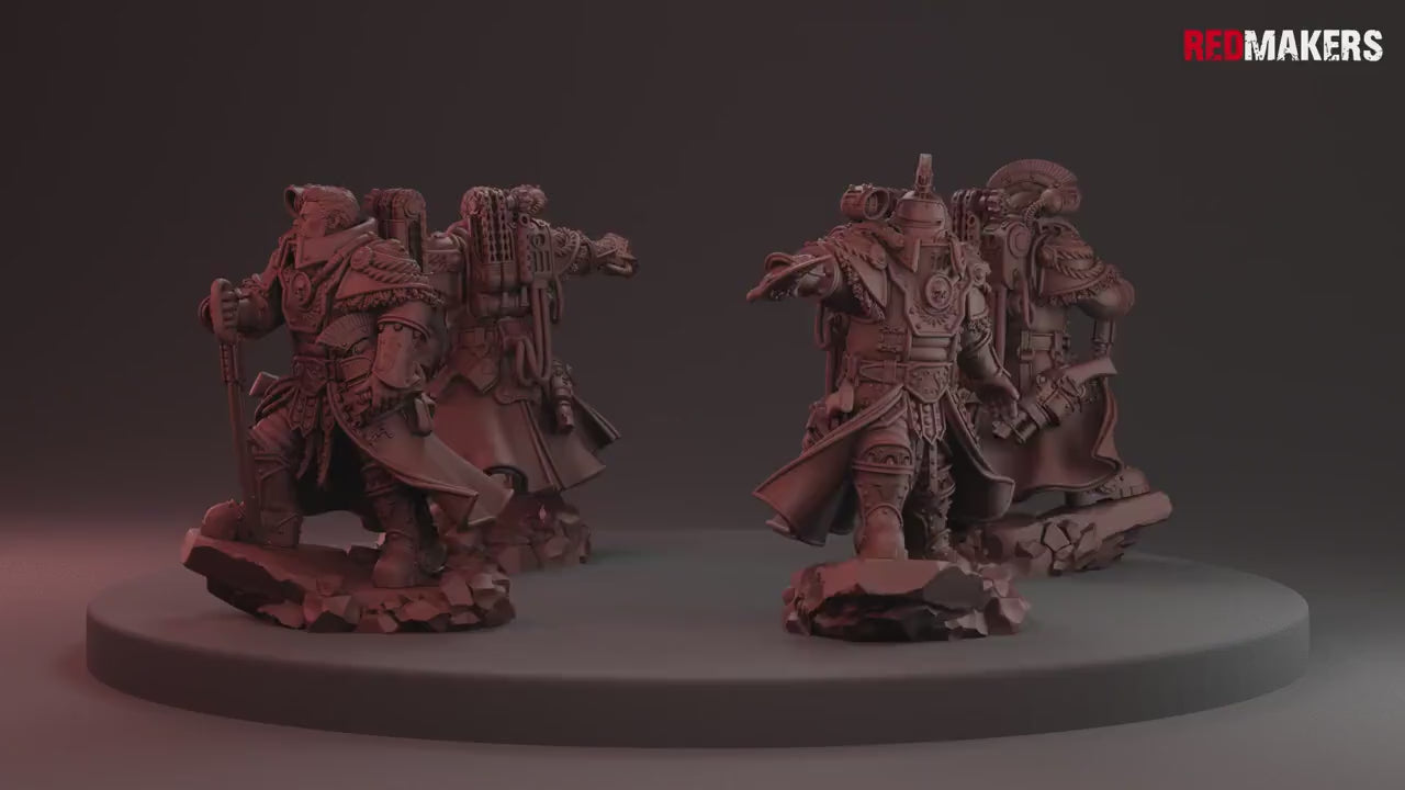 Solar Guard - Officer of the Imperial Force by Red Makers | 3D printed Tabletop Miniatures