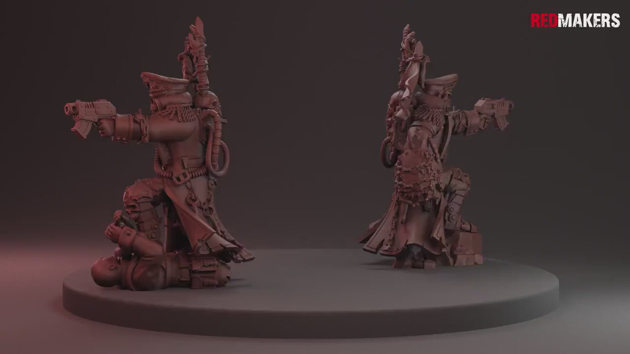 Renegade Death Division Commissar by RedMakers | 3D Printed Tabletop Miniatures