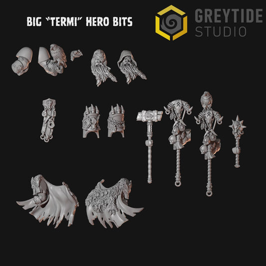 Primal Hounds Big Hero Pose | Bits Packs by Greytide Studios | 3D Printed Bits