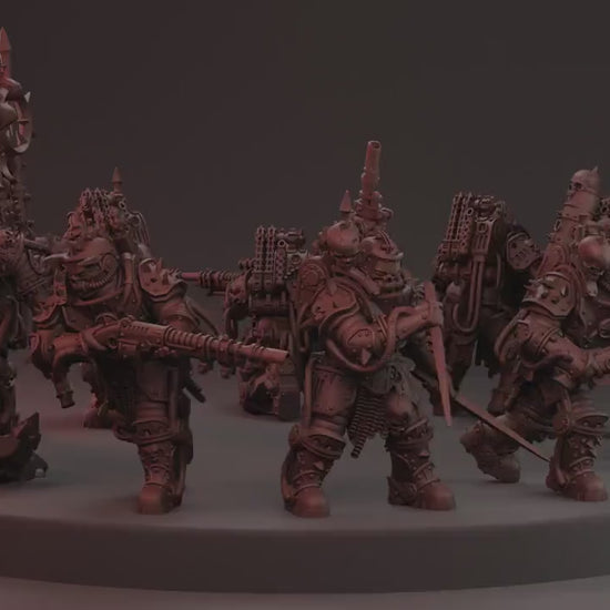 Renegade Solar Guard Squad by RedMakers | 3D Printed Tabletop Miniatures