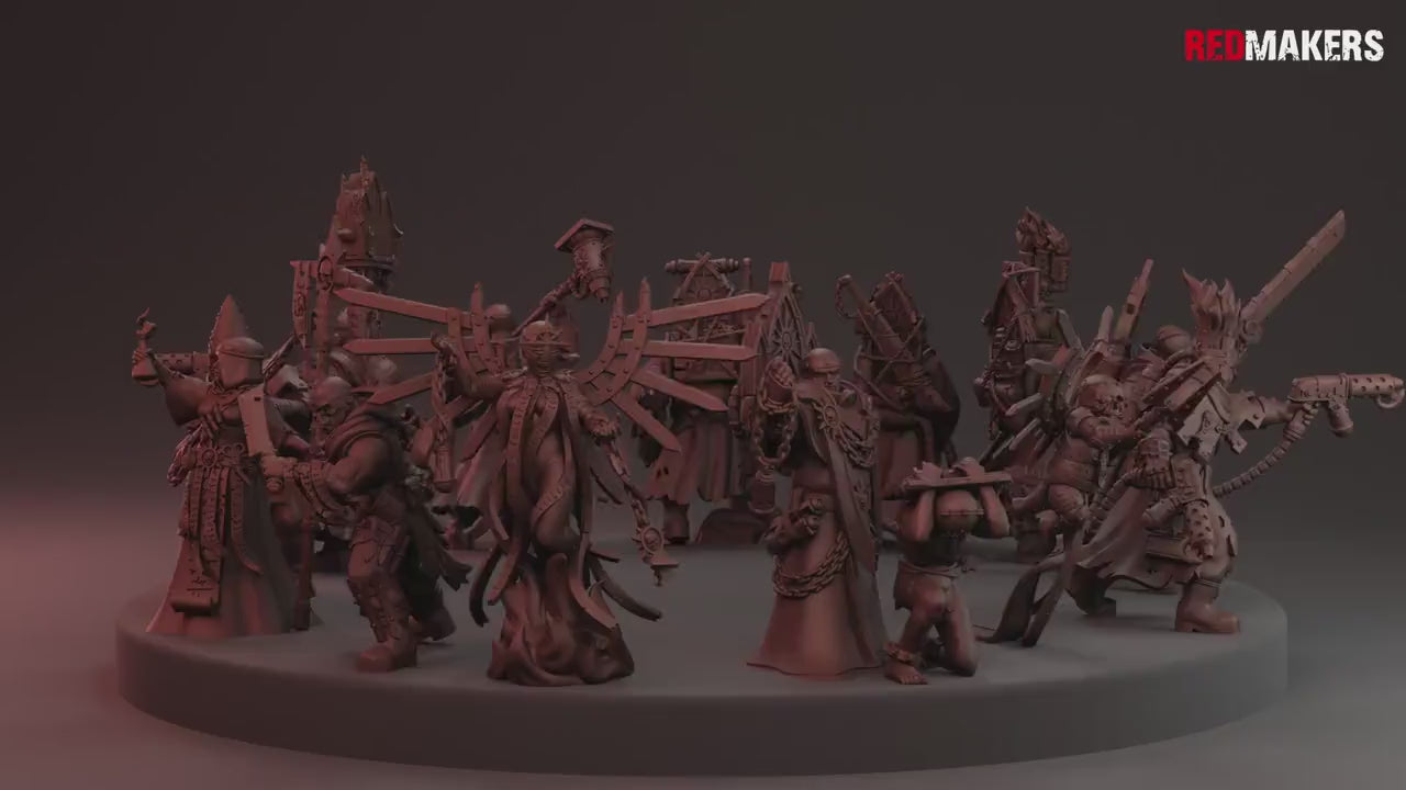 Hallowed Flame Kill Squad by Red Makers | 3D printed Tabletop Miniatures