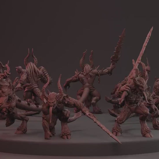 Bloodthirsty Demons by RedMakers | 3D Printed Tabletop Miniatures