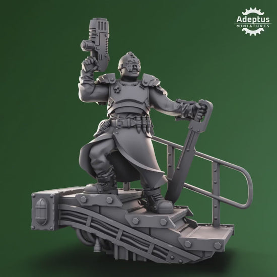Crusaders Covenant Commander by Adeptus Miniatures | 3D printed Tabletop Miniatures