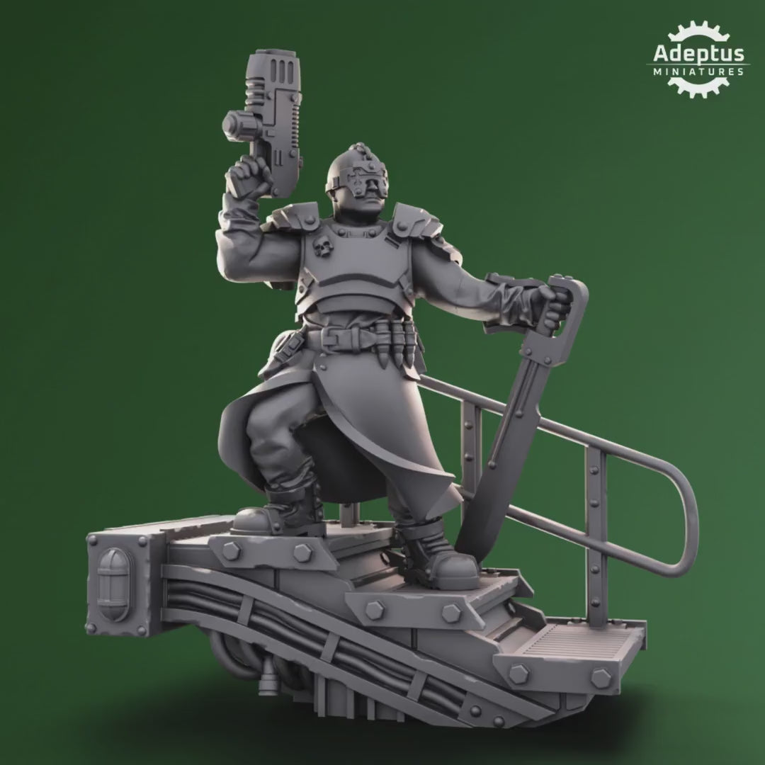 Crusaders Covenant Commander by Adeptus Miniatures | 3D printed Tabletop Miniatures