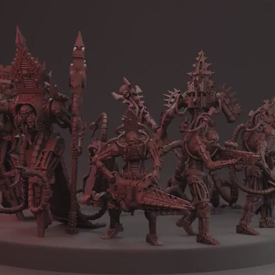 Obsidian Conclave Kill Squad by RedMakers | 3D Printed Tabletop Miniatures