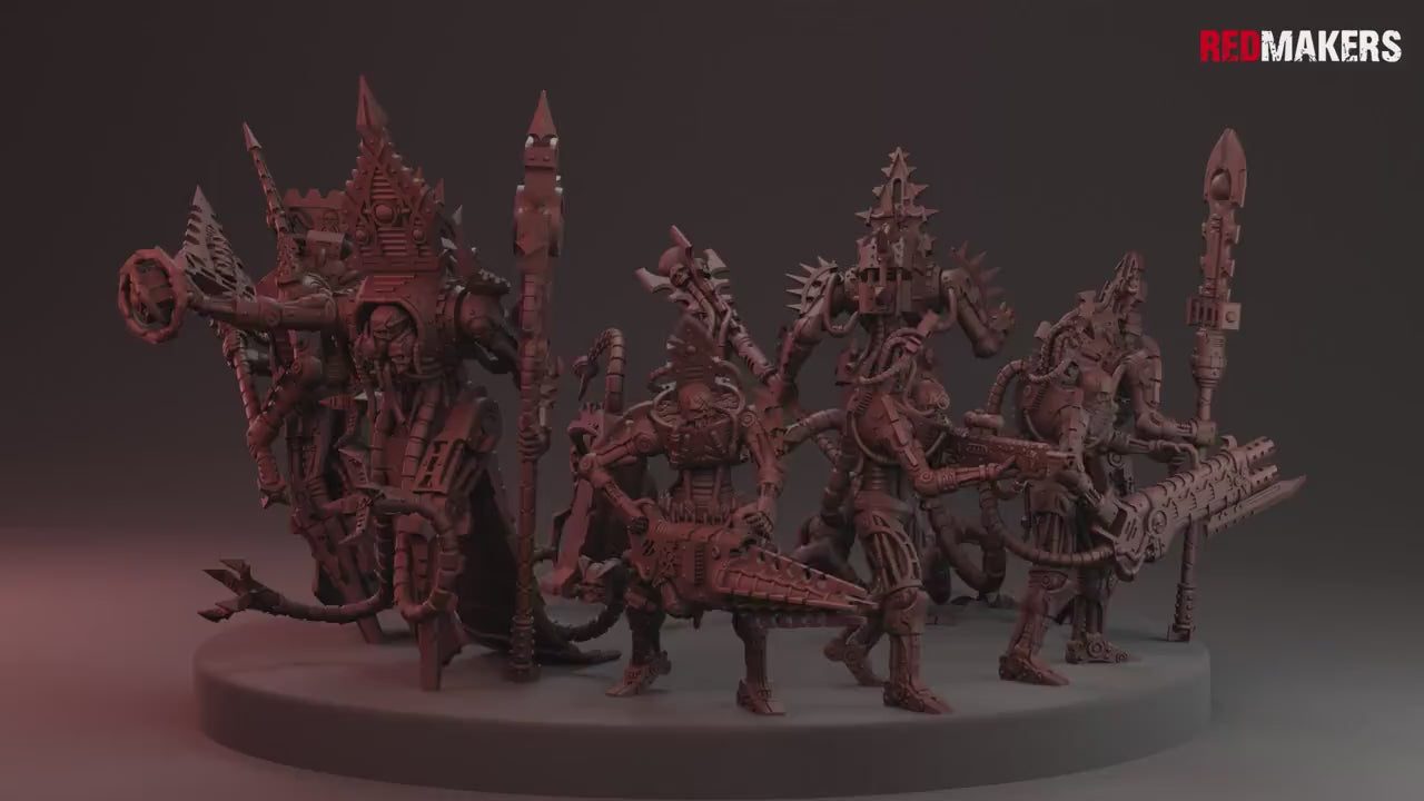 Obsidian Conclave Kill Squad by RedMakers | 3D Printed Tabletop Miniatures